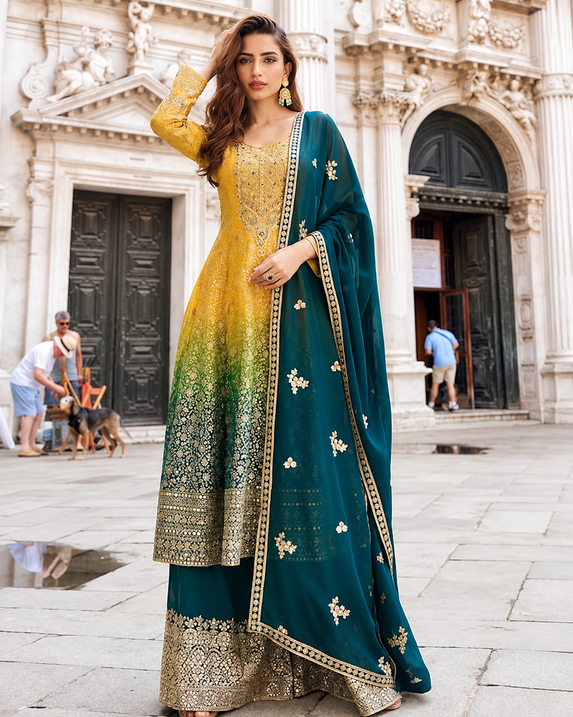Sharara suit