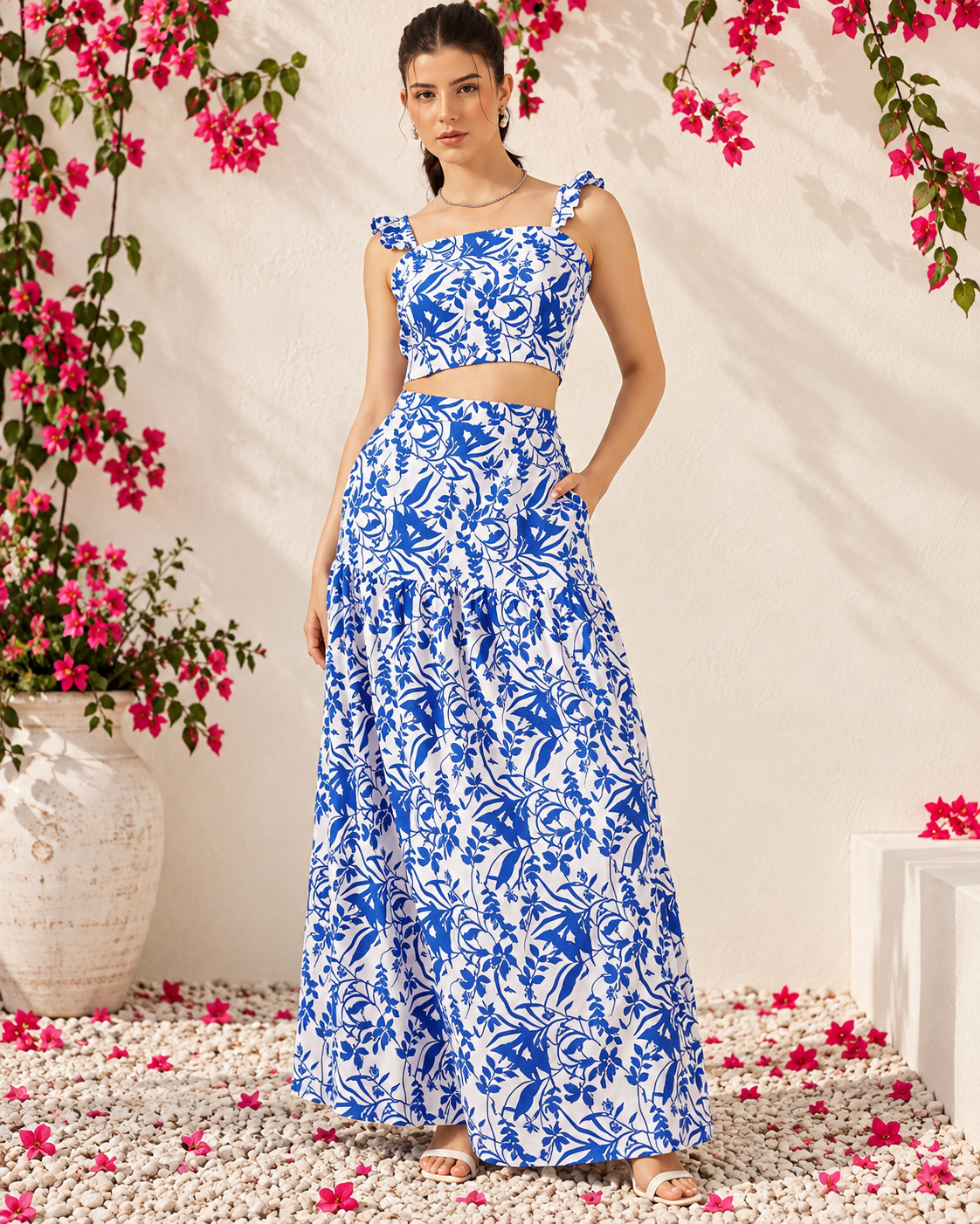 Skirts top set